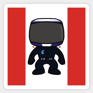 Nicholas Latifi Custom Bobblehead - 2022 Season Flag Edition Sticker